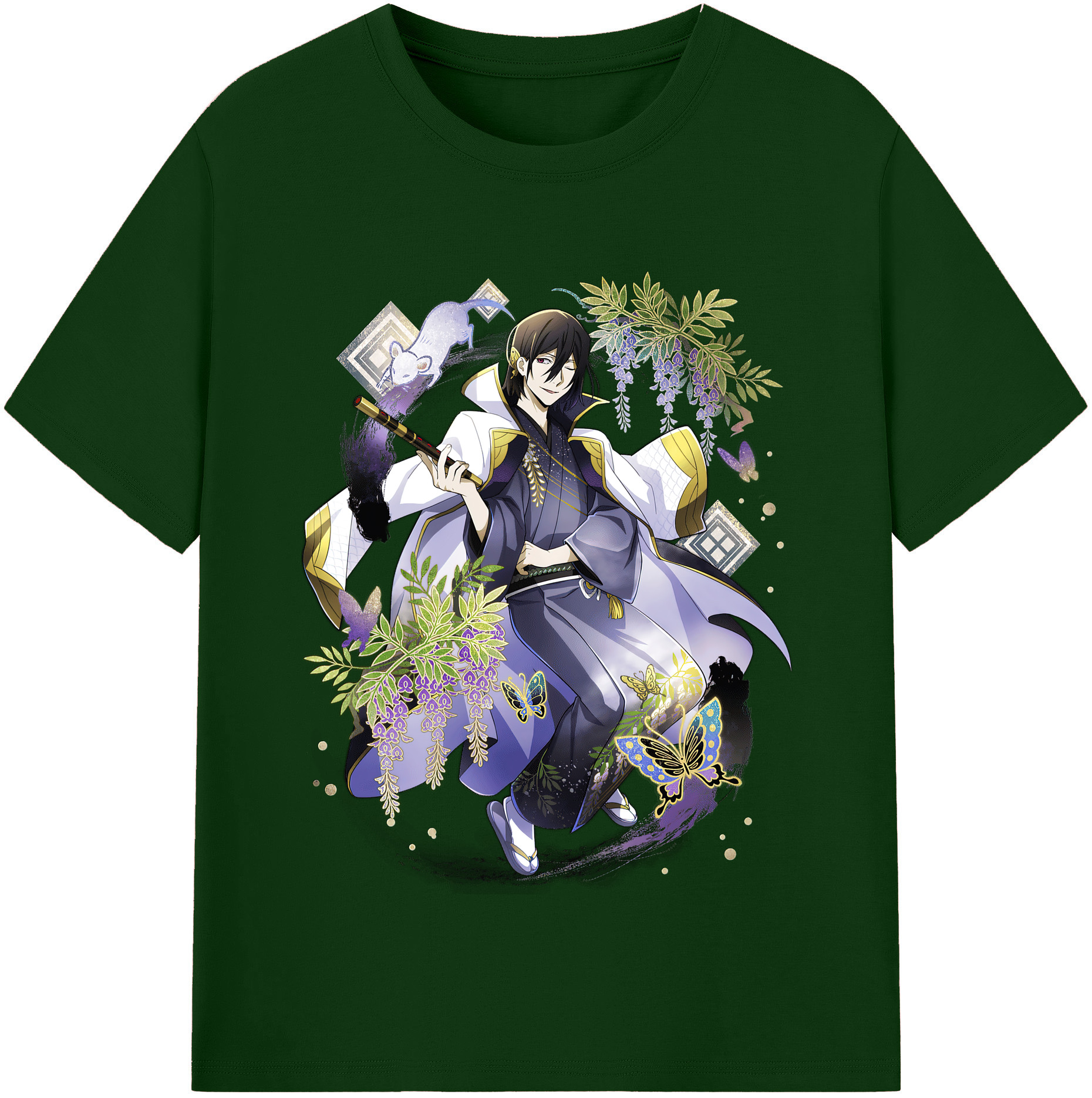 （画像用） 文豪ストレイドッグス Bungo Stray Dogs 綿100％半袖Tシャツ（フロントプリント）